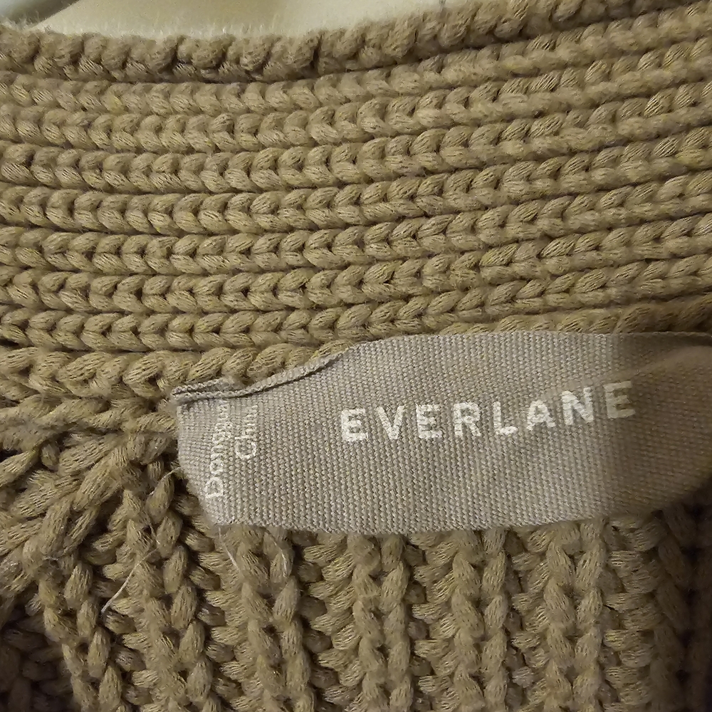 Everlane Chunky Knit Sweater in Taupe